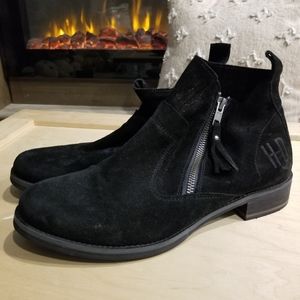 Harley Davidson - Black - Suede - Ankle Boots - SZ 9.5